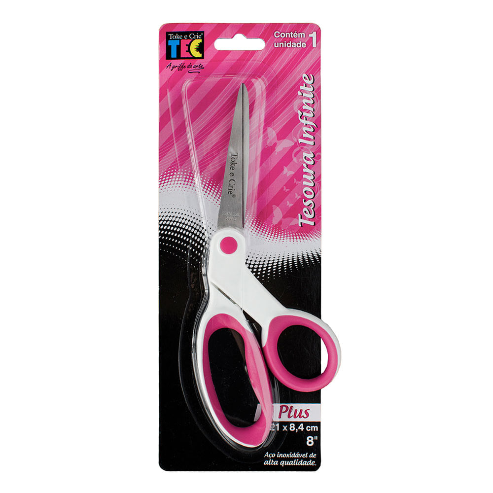 Encontraproduto.com.br - Tesoura Infinite Plus 21cm - Toke e Crie
