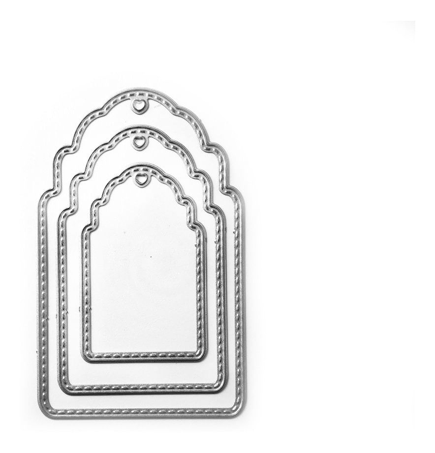 Faca para Corte e Relevo Elegance Toke e Crie - 3 Tags 21887 - Fpcr025