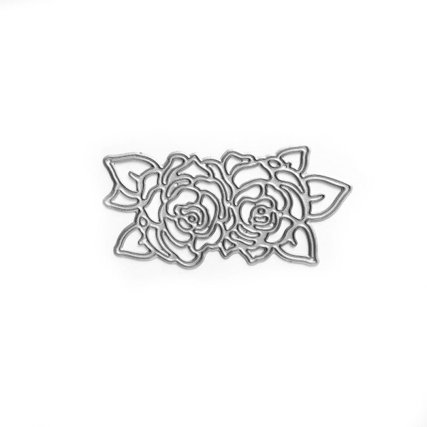 Encontraproduto.com.br - Faca para Corte Elegance Toke e Crie - Rosa Vazada 21892 - Fpc021