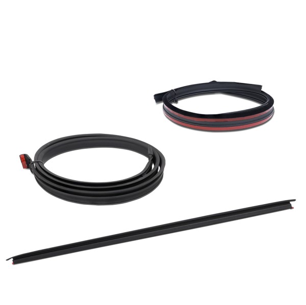 Encontraproduto.com.br - Jogo Friso Teto e Borracha Pingadeira Superior Porta Gol G3 00 a 05 Gol G4 06 a 08 Preta 2 Portas