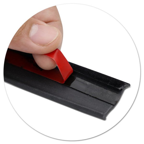 Encontraproduto.com.br - Jogo Friso Teto e Borracha Pingadeira Superior Porta Gol G3 00 a 05 Gol G4 06 a 08 Preta 2 Portas