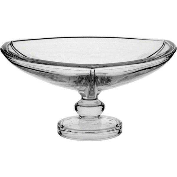 Encontraproduto.com.br - Yohanna Centro Mesa 16X33X33Cm Cristal Eco Transp Com Pé