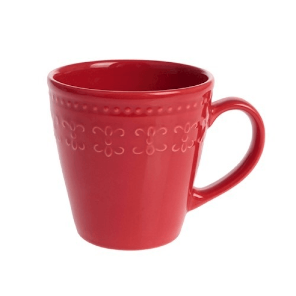 corona caneca relieve vermelha 300ml YOI