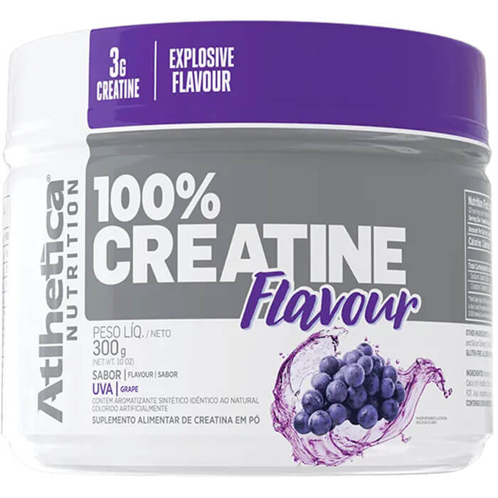 Encontraproduto.com.br - Creatine 100% Sabor Uva 300g - Atlhetica Nutrition