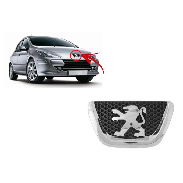 Encontraproduto.com.br - Emblema Grade Peugeot 307 2007 Ate 2012