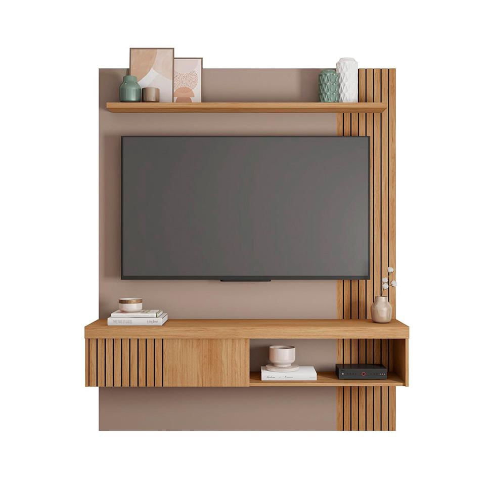 Encontraproduto.com.br - Painel Para Tv Até 55 Polegadas Moon Marrom Caemmun