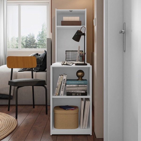Encontraproduto.com.br - Armário Multiuso Com Mesa Auxiliar Mult Max Caemmun - Branco
