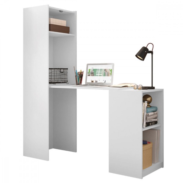 Encontraproduto.com.br - Armário Multiuso Com Mesa Auxiliar Mult Max Caemmun - Branco