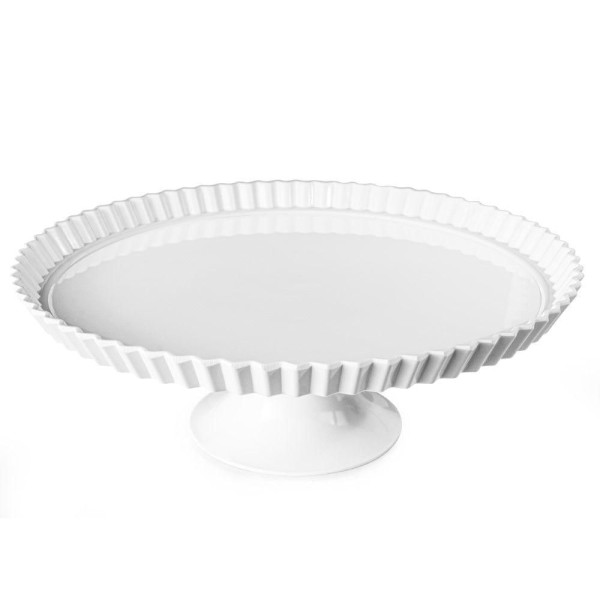 Prato Para Bolo Com Pedestal 28 X 9,5 Cm