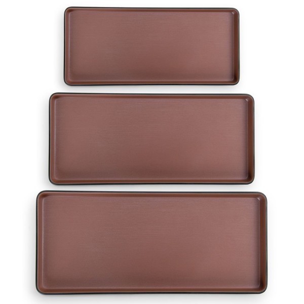 Encontraproduto.com.br - Prato Ret. 29 X 13cm - Dual Color Terra Cota