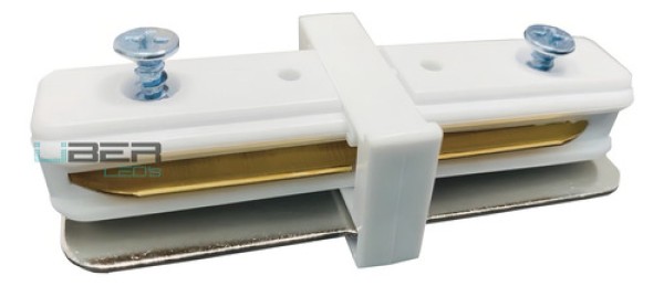 Conector reto para trilho eletrificado branco Quality