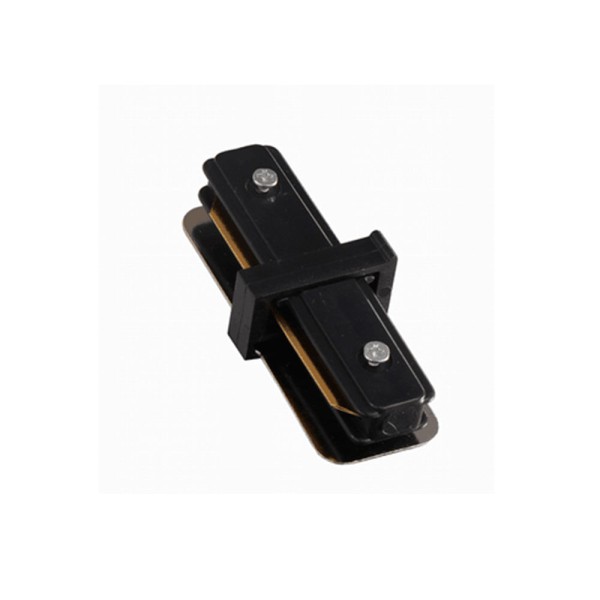 Conector reto para trilho eletrificado preto Quality