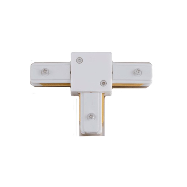 Encontraproduto.com.br - Conector em T para trilho eletrificado branco Quality