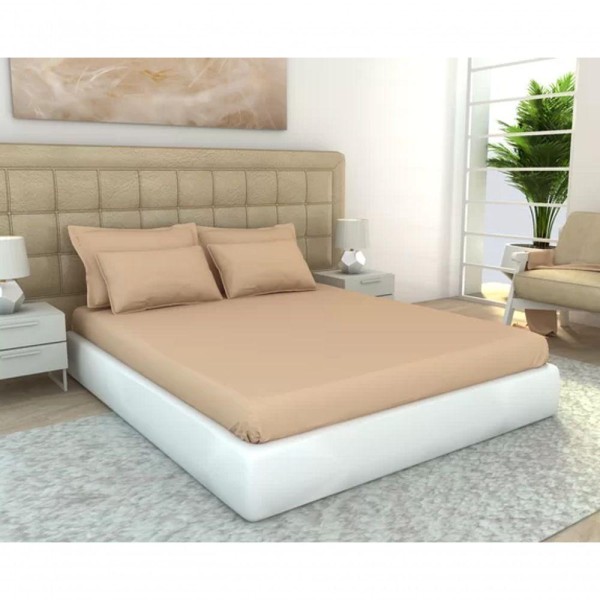 Jogo De Lençol Zono Enxovais Cama Queen 3 Peças Malha 100% Algodão Angorá