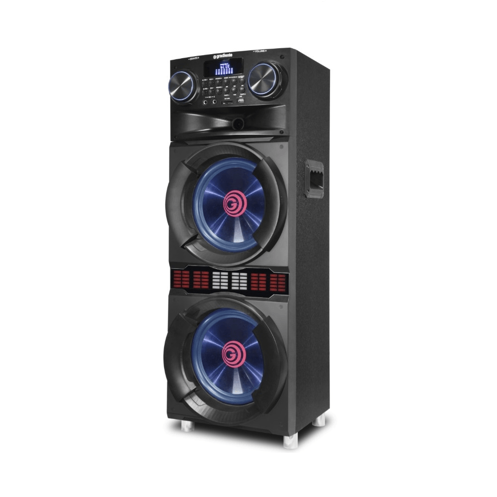 Encontraproduto.com.br - Caixa Amplificada Gradiente Power Party, 1300W RMS - GCA310