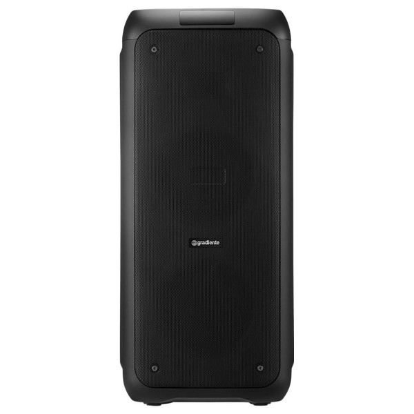 Encontraproduto.com.br - Caixa de Som Portátil Gradiente 5,5 400W Bth FM Tws Full Led Preto GCL104 Bivolt