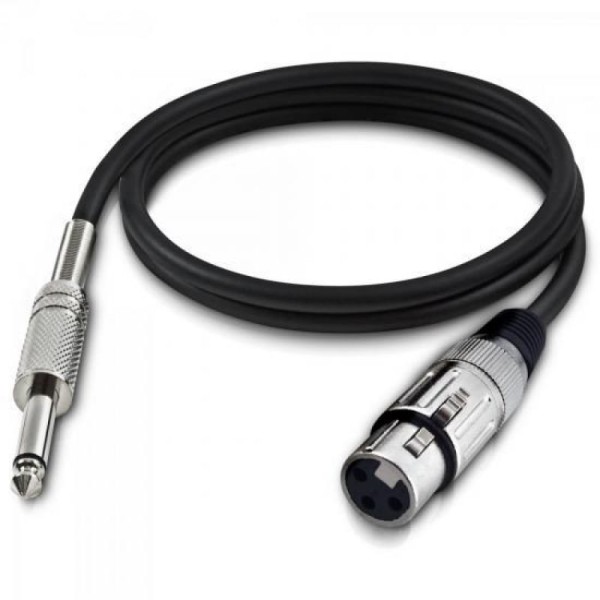 Encontraproduto.com.br - Cabo para Microfone XLR(F) X P10 10M Player Preto Hayonik