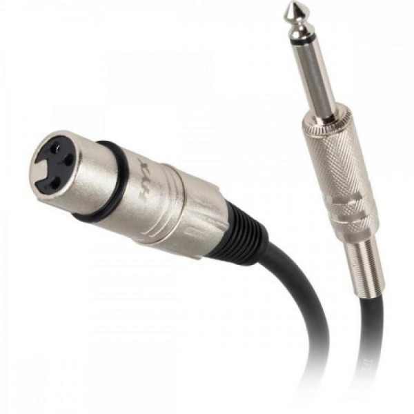 Encontraproduto.com.br - Cabo Para Microfone Linha Brasil Xlr(f) X P10 5m Preto Hayonik [f003]