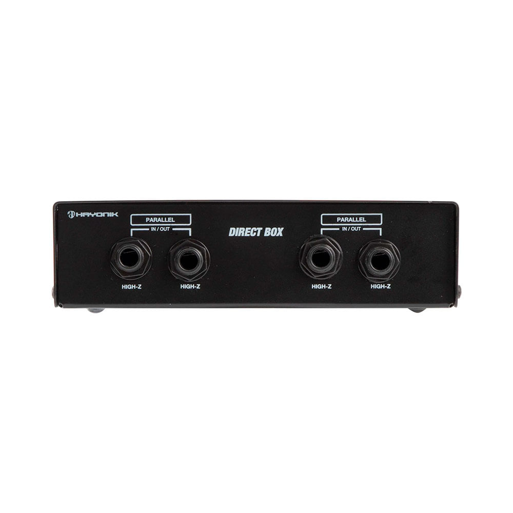 Encontraproduto.com.br - Direct BOX Passivo Duplo Hayonik DB400-2 Preto