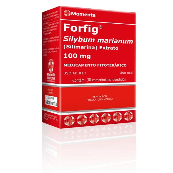 Encontraproduto.com.br - Forfig Momenta 100mg | Com 30 Comprimidos