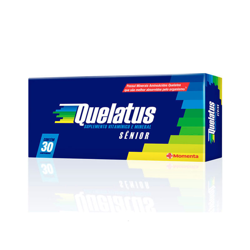 Encontraproduto.com.br - Quelatus Sênior Frasco Com 30 Comprimidos