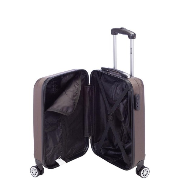 Encontraproduto.com.br - Mala de Viagem Bordo com Rodas 360° Gama 3 Bronze