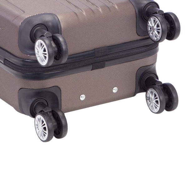 Encontraproduto.com.br - Mala de Viagem Bordo com Rodas 360° Gama 3 Bronze
