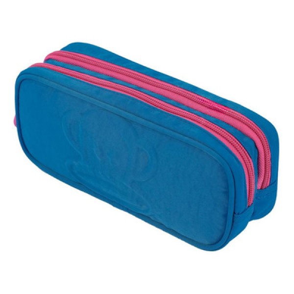 Encontraproduto.com.br - Estojo 2 Compartimentos Paul Frank T03 - Dark Pink