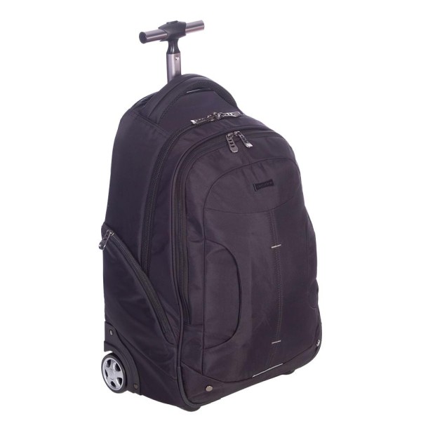 Encontraproduto.com.br - Mochila Carrinho 2x1 2 Compartimentos Sestini New Next - Preto