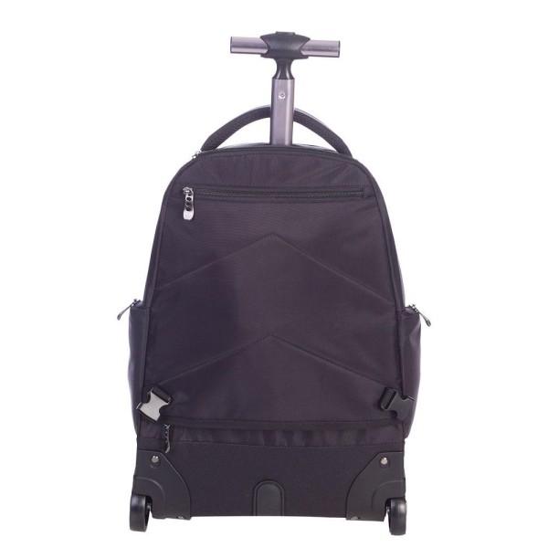 Encontraproduto.com.br - Mochila Carrinho 2x1 2 Compartimentos Sestini New Next - Preto