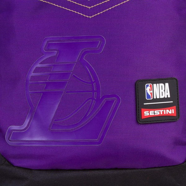 Encontraproduto.com.br - Mochila Grande Nba Magic - Lakers