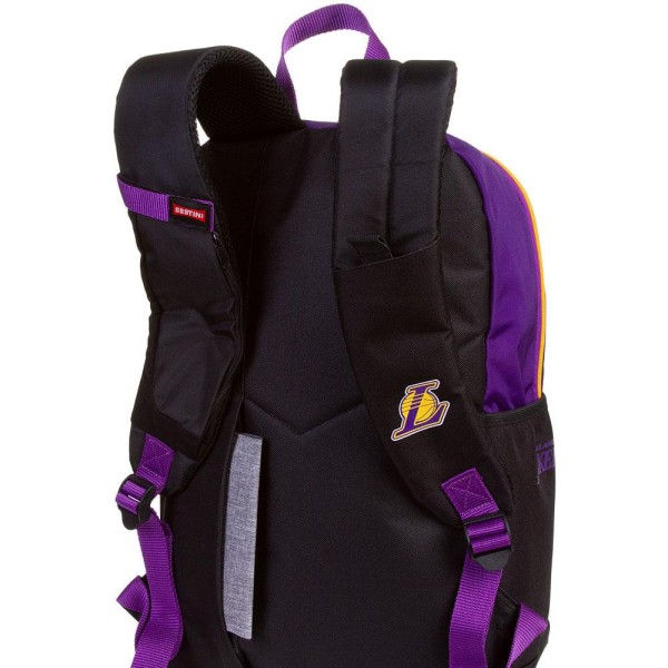 Encontraproduto.com.br - Mochila Grande Nba Magic - Lakers