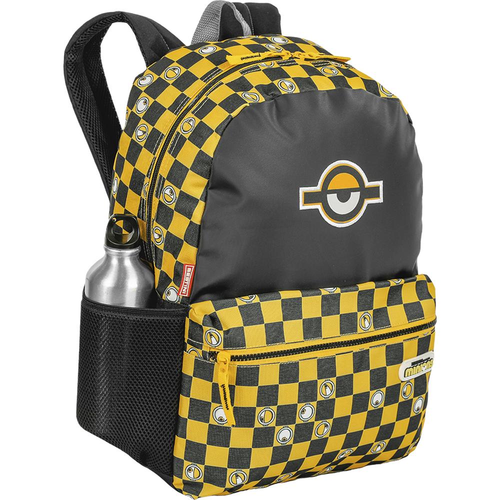 Encontraproduto.com.br - Mochila Grande Minions Chess - Colorido