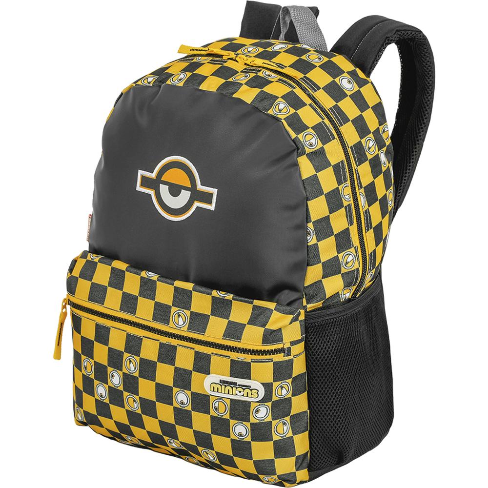 Encontraproduto.com.br - Mochila Grande Minions Chess - Colorido