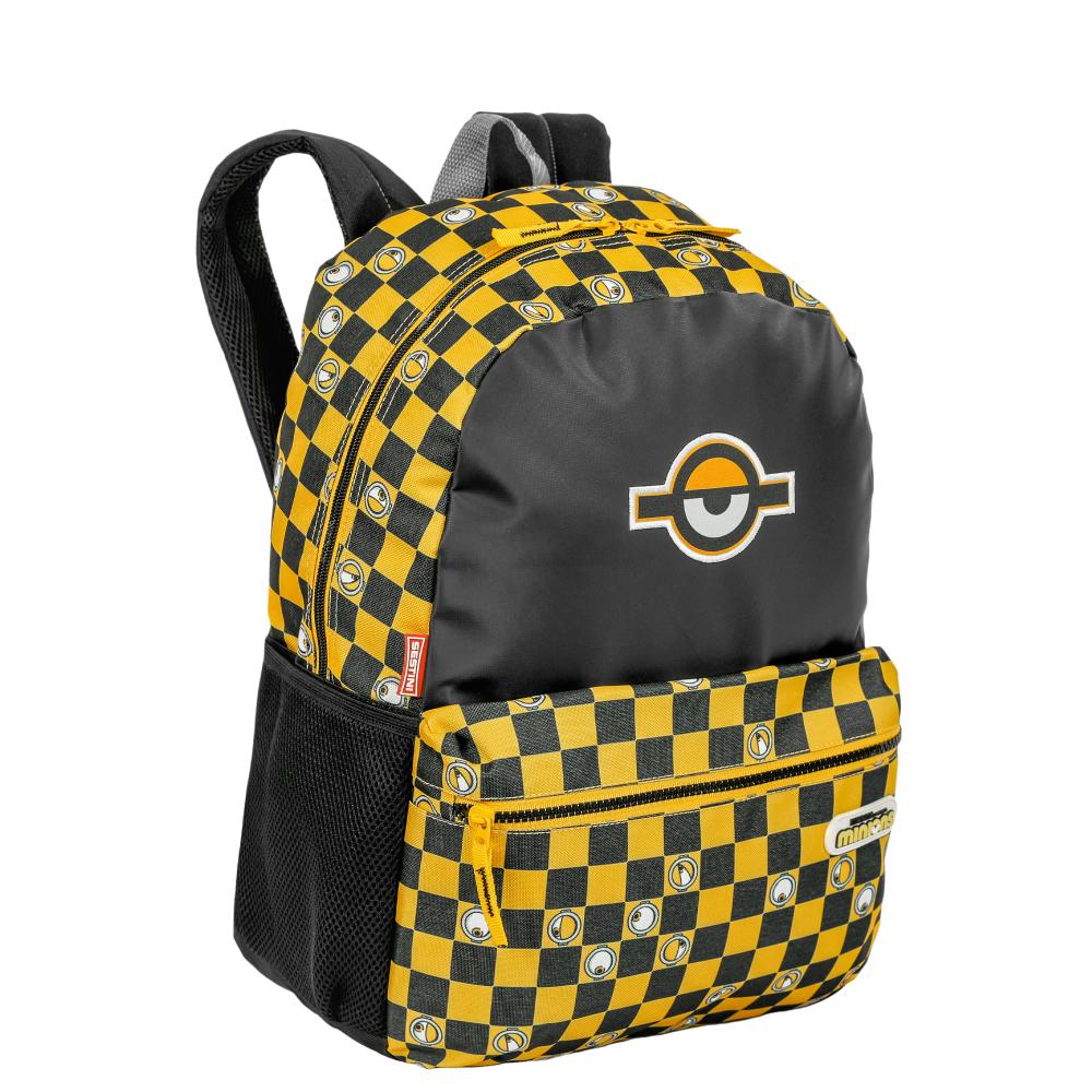 Encontraproduto.com.br - Mochila Grande Minions Chess - Colorido