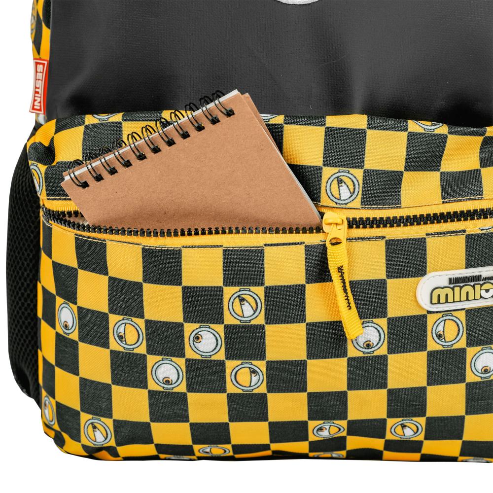 Encontraproduto.com.br - Mochila Grande Minions Chess - Colorido