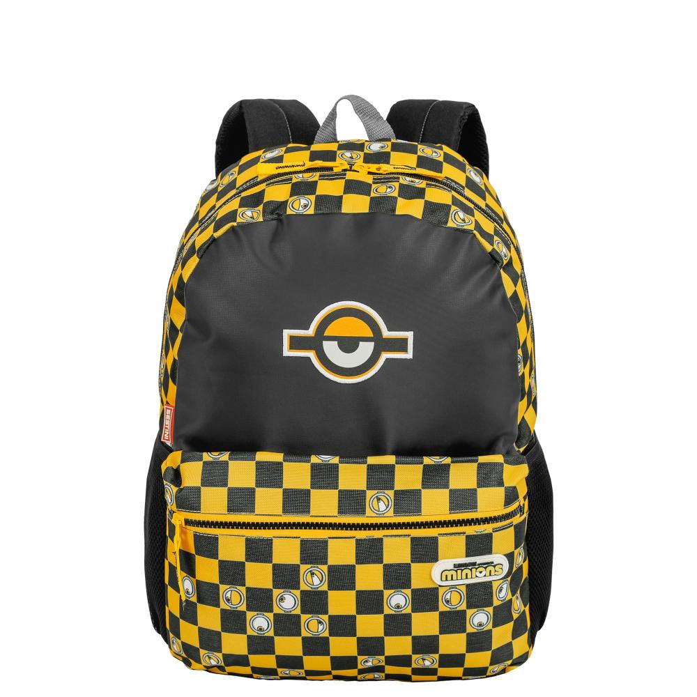 Encontraproduto.com.br - Mochila Grande Minions Chess - Colorido