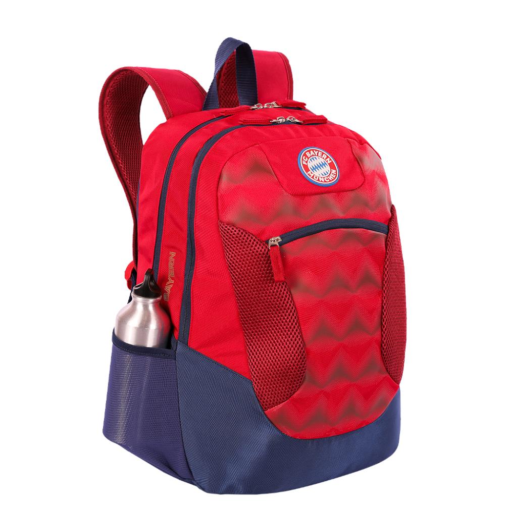 Encontraproduto.com.br - Mochila 2 Compartimentos Bayern X01 - Vermelho e Azul