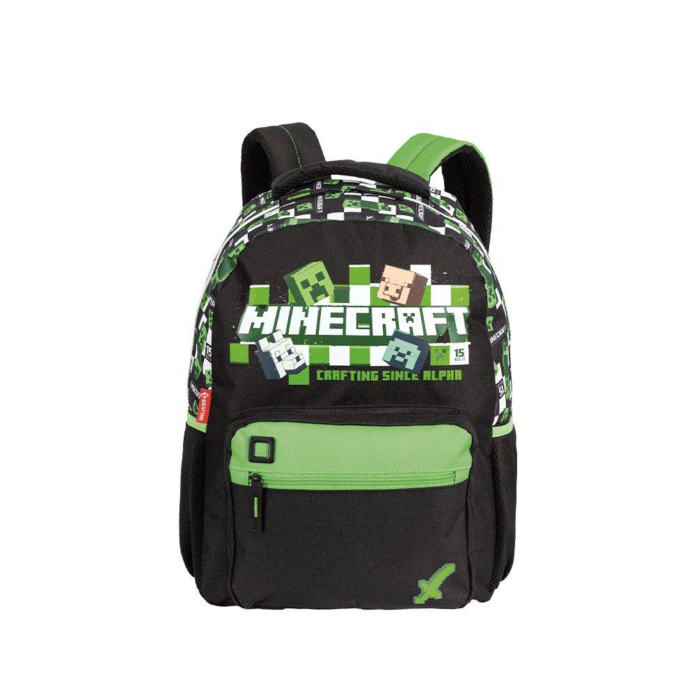 Mochila de Costas Sestini Minecraf M Plus 15 Anos Colorido