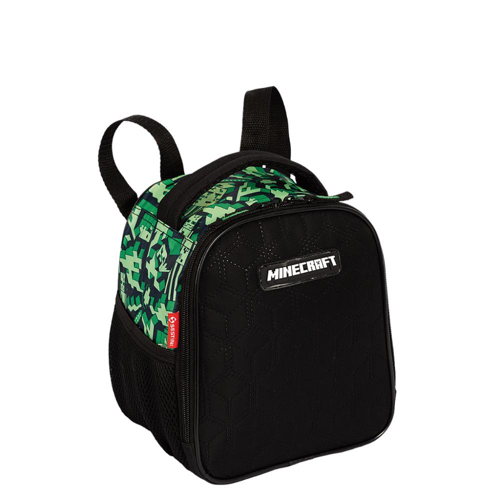 Encontraproduto.com.br - Lancheira Escolar Sestini Minecraft X Camoterra Colorido