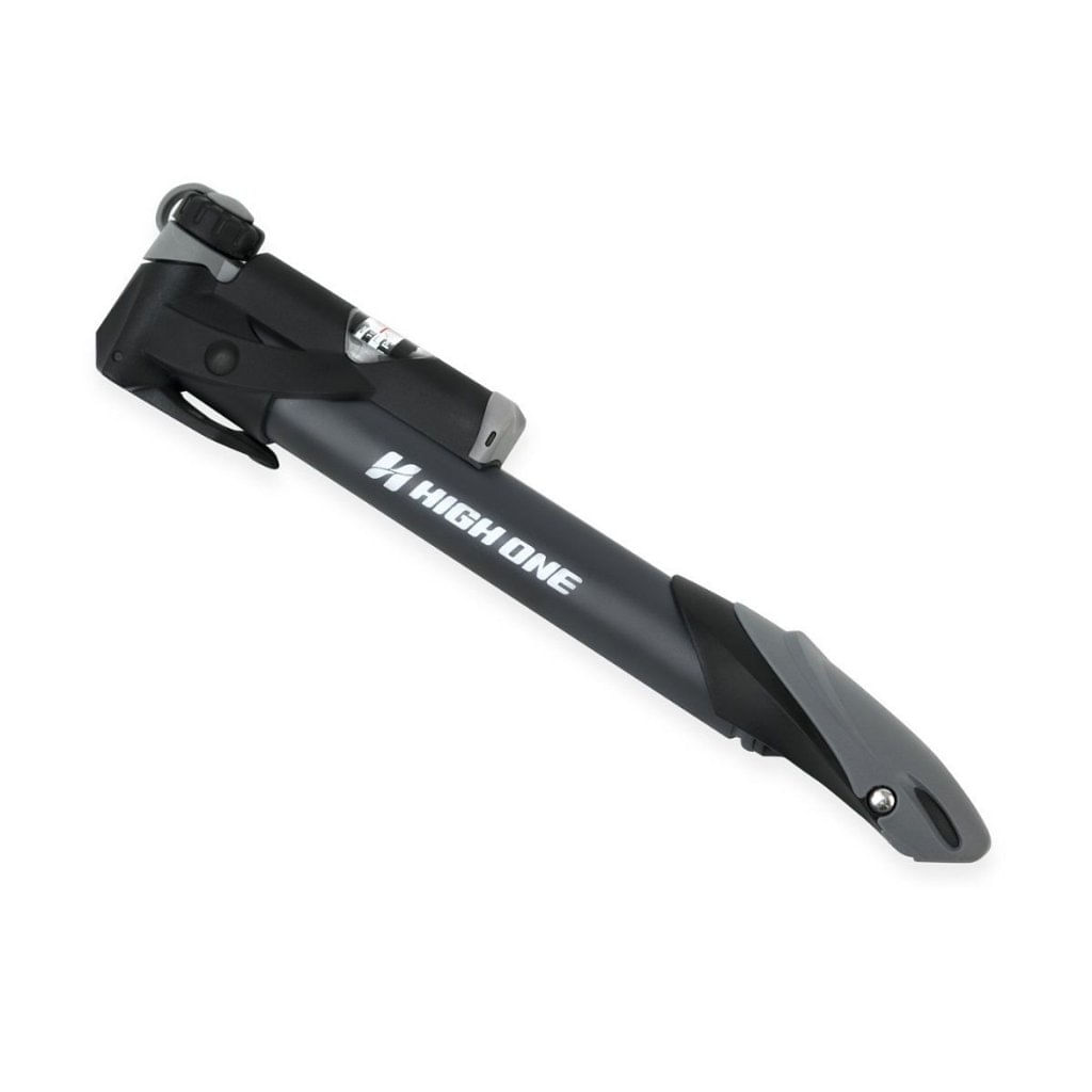 Bomba de ar para bicicleta High One mini com manômetro