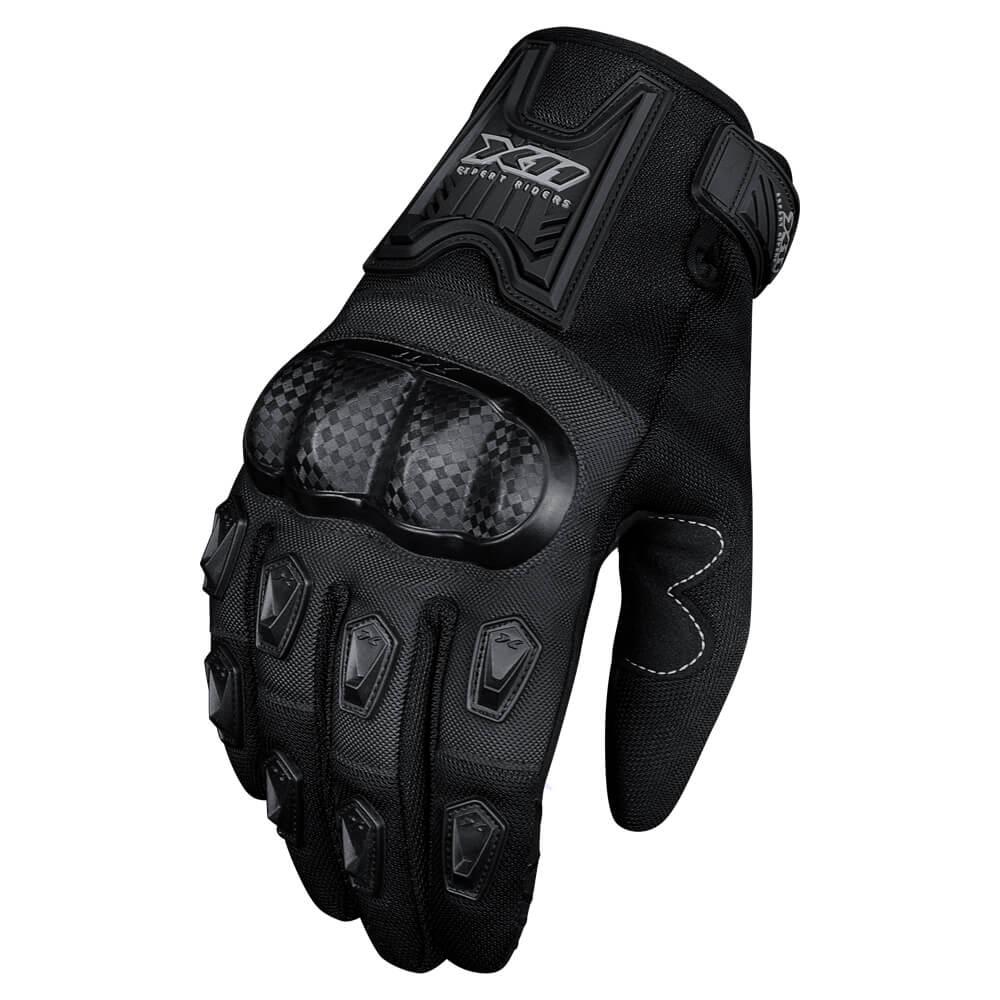 Encontraproduto.com.br - Luva X11 Blackout 2 Touch Moto Motoqueiro Ciclismo Motoboy - Preto - G