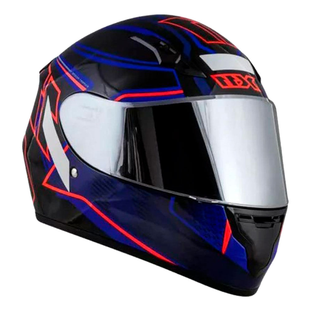 Encontraproduto.com.br - Capacete X11 Trust Pro 11 Preto Azul Vermelho 60 (MP)