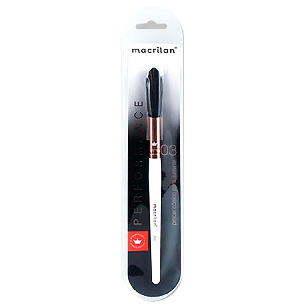 Encontraproduto.com.br - Pincel Conico Para Iluminar Macrilan Linha Performance - P03