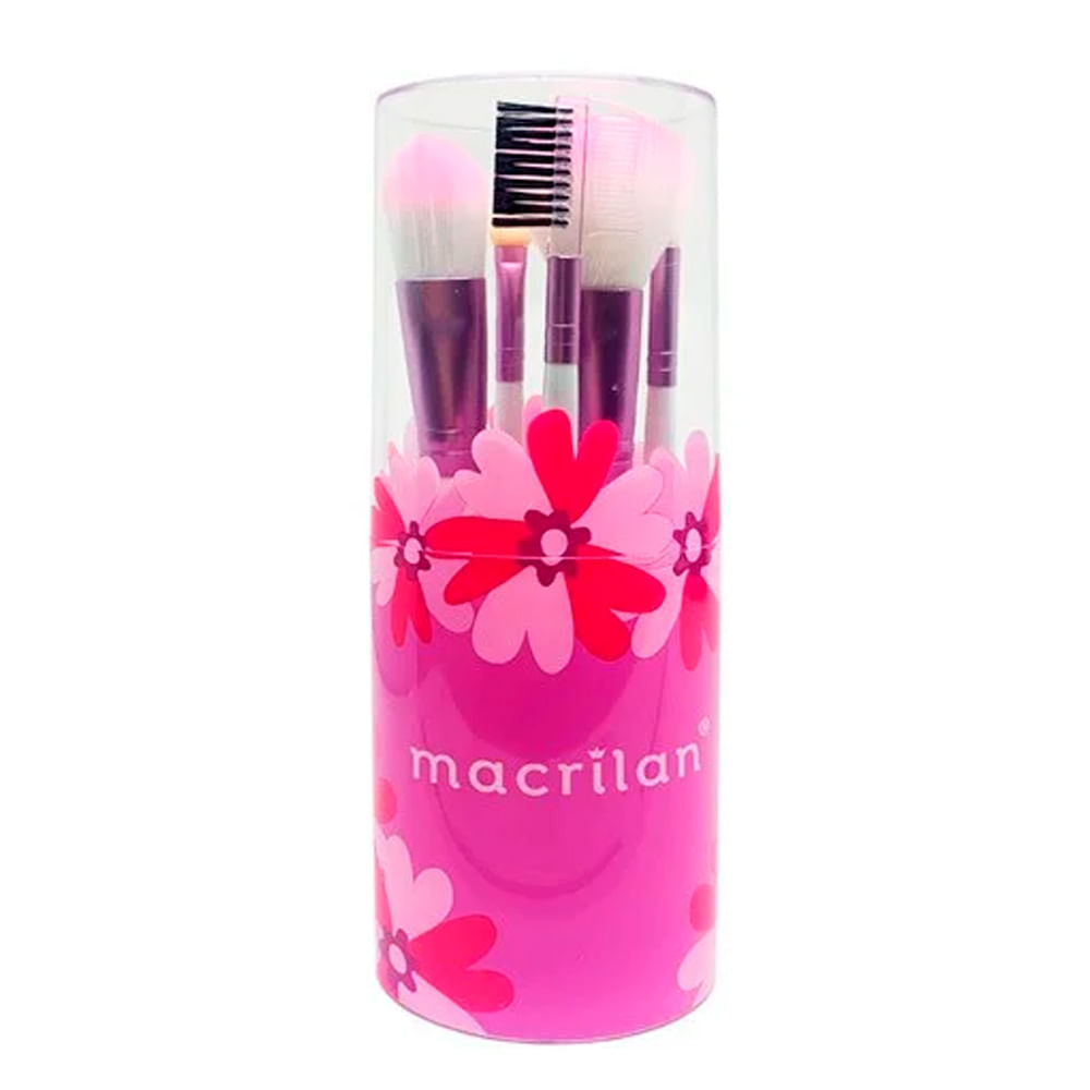 Encontraproduto.com.br - Macrilan Kit com 7 Pincéis para Maquiagem KP9-3R