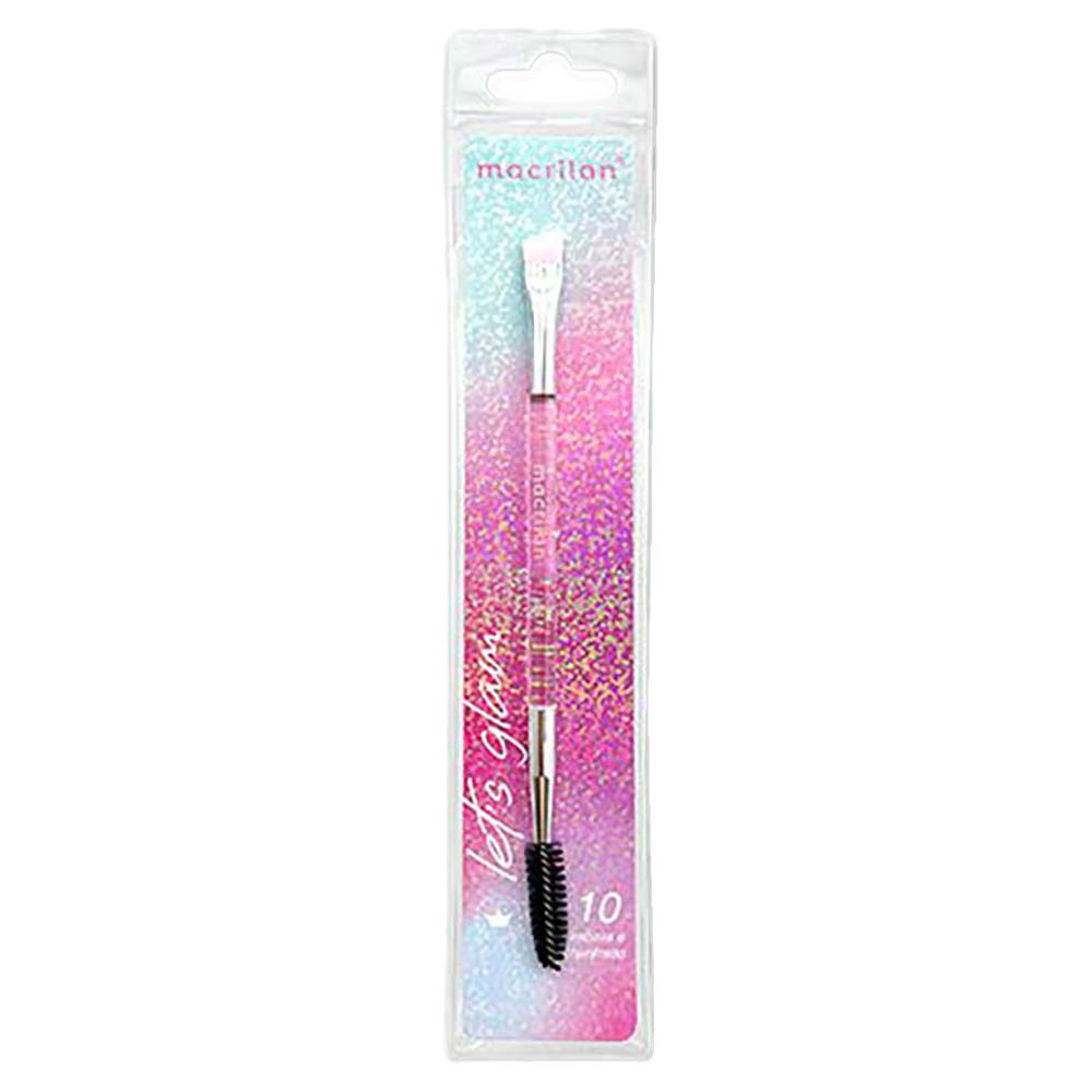 Encontraproduto.com.br - Pincel Profissional Duplo Escova e Chanfrado Macrilan - Let s Glam GL10