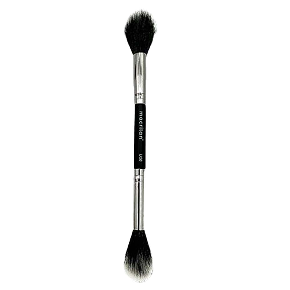 Pincel Profissional Duplo para Contorno Macrilan - Ultra Essencial U06
