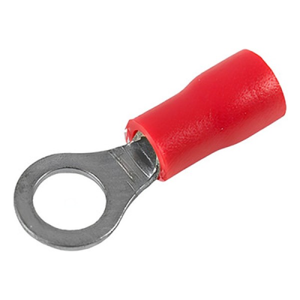 Encontraproduto.com.br - Terminal Olhal/Anel 10mm² Vermelho com 20 peças Eletrokit