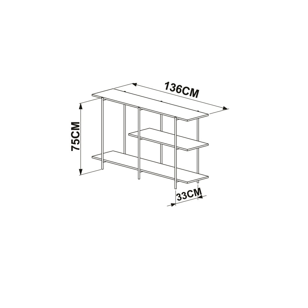 Encontraproduto.com.br - Aparador Para Sala de Jantar 27864 Linha Tube Artesano