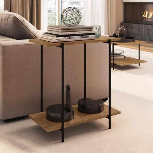 Mesa Lateral Para Sofa 27869 Linha Tube Artesano